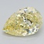 1.98 Ct. Fancy Intense Yellow Pear Lab Grown Diamond