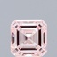 3.21 Ct. Fancy Intense Pink Asscher Lab Grown Diamond