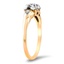The Portugal Ring, smalltop view on a hand