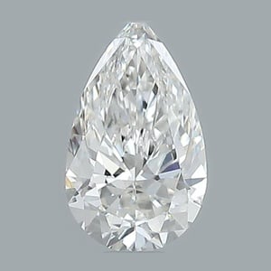 Pear diamond — real photo