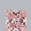 1.76 Ct. Fancy Vivid Pink Princess Lab Grown Diamond