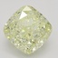 2.30 Ct. Fancy Light Yellow Cushion Diamond
