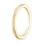 18K Yellow Gold Sorella Double Wedding Ring, smallside view