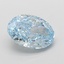4.03 Ct. Fancy Vivid Blue Oval Lab Grown Diamond