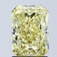 2.07 Ct. Fancy Vivid Yellow Radiant Lab Grown Diamond