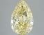 5.08 Ct. Fancy Yellow Pear Lab Grown Diamond