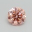 0.60 Ct. Fancy Intense Pink Round Lab Grown Diamond