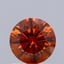 1.05 Ct. Fancy Deep Orange Round Lab Grown Diamond