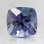 7.1mm Unheated Violet Cushion Tanzanite