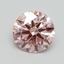 1.44 Ct. Fancy Intense Pink Round Lab Grown Diamond