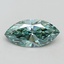 1.56 Ct. Fancy Vivid Green Marquise Lab Grown Diamond