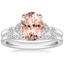 18KW Morganite Verbena Diamond Bridal Set (1/4 ct. tw.), smalltop view