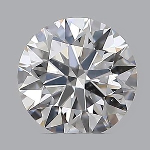 Round diamond — real photo