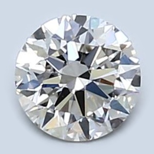 Round diamond — real photo