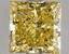 5.00 Ct. Fancy Vivid Yellow Princess Lab Grown Diamond