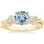 18K Yellow Gold Willow Three Stone Diamond Ring (1/3 ct. tw.), smalltop view