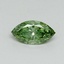 0.30 Ct. Fancy Vivid Green Marquise Lab Grown Diamond