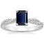 Platinum Petite Luxe Twisted Vine Diamond Ring (1/4 ct. tw.), smalltop view