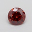 1.07 Ct. Fancy Deep  Orange Round Lab Grown Diamond