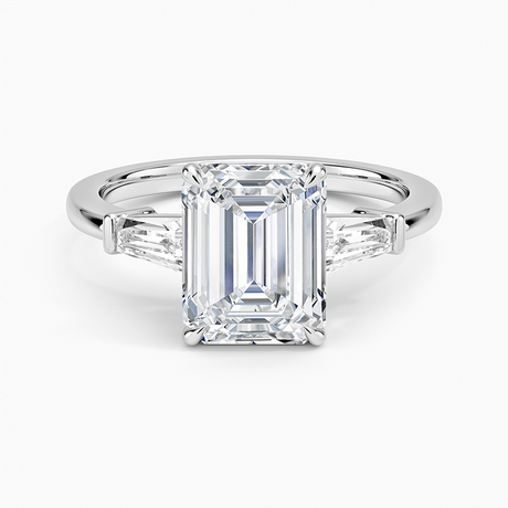 Symphony Three Stone Diamond Ring - Brilliant Earth