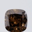 2.02 Ct. Fancy Deep Brown Cushion Lab Grown Diamond