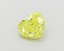 1.10 Ct. Fancy Vivid  Yellow Heart Lab Grown Diamond