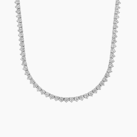 16 in. Perfect Three-Prong Diamond Tennis Necklace (10 ct. tw.)