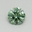 0.71 Ct. Fancy Vivid Green Round Lab Grown Diamond