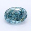 1.07 Ct. Fancy Intense Greenish Blue Oval Lab Grown Diamond