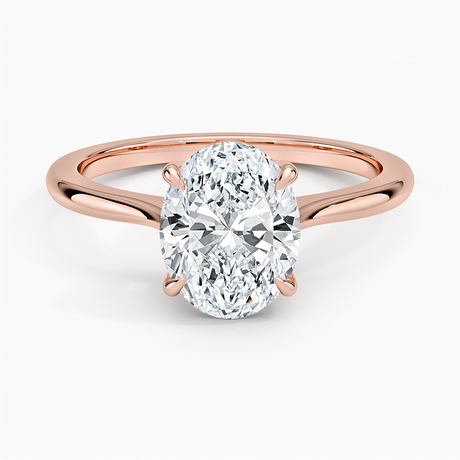 14K Rose Gold Elle Solitaire Ring