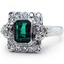 Retro Emerald Vintage Ring