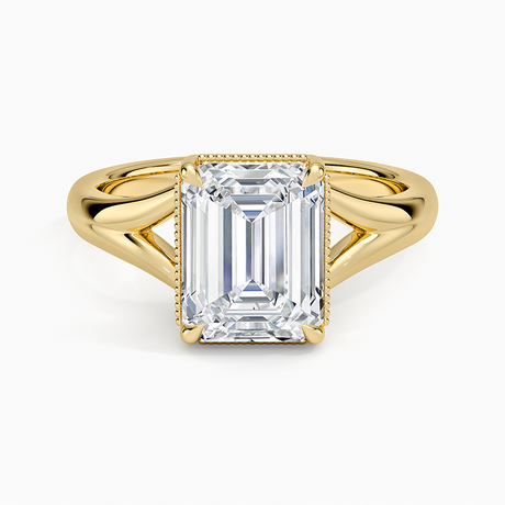 Cora Split Shank Solitaire Ring