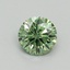 0.55 Ct. Fancy Vivid Pacific Green Round Lab Grown Diamond