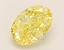 1.14 Ct. Fancy Vivid Yellow Oval Lab Grown Diamond