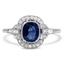 Art Deco Reproduction Sapphire Vintage Ring