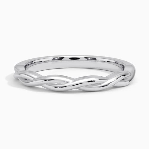 Twisted Vine Ring in 18K White Gold | Brilliant Earth