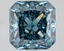 3.27 Ct. Fancy Vivid Blue Radiant Lab Grown Diamond