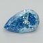 2.09 Ct. Fancy Vivid Blue Pear Lab Grown Diamond