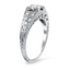 The Caprina Ring, smalltop view on a hand