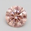 2.01 Ct. Fancy Intense Pink Round Lab Grown Diamond