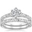 18K White Gold Hudson Bridal Set