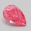 1.22 Ct. Fancy Vivid Pink Pear Lab Grown Diamond