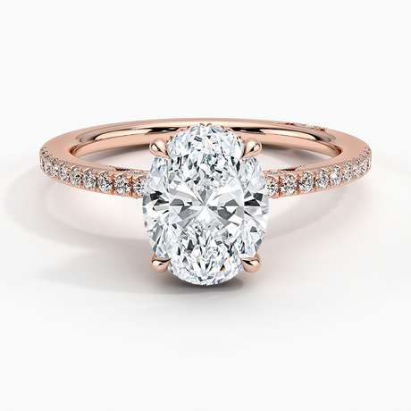 18K Rose Gold Simply Tacori Luxe Drape Diamond Ring