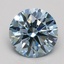 1.92 Ct. Fancy Intense Blue Round Lab Grown Diamond