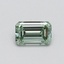 0.55 Ct. Fancy Intense Green Emerald Lab Grown Diamond