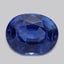 10.1x8.0mm  Blue  Oval   Sapphire