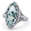 Art Nouveau Aquamarine Vintage Ring