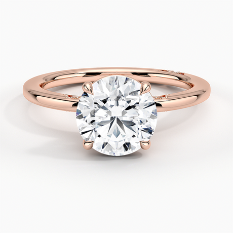 18K Rose Gold Simply Tacori Delicate Drape Diamond Ring