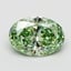 2.28 Ct. Fancy Vivid Green Oval Lab Grown Diamond
