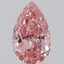 1.5 Ct. Fancy Vivid Pink Pear Lab Grown Diamond